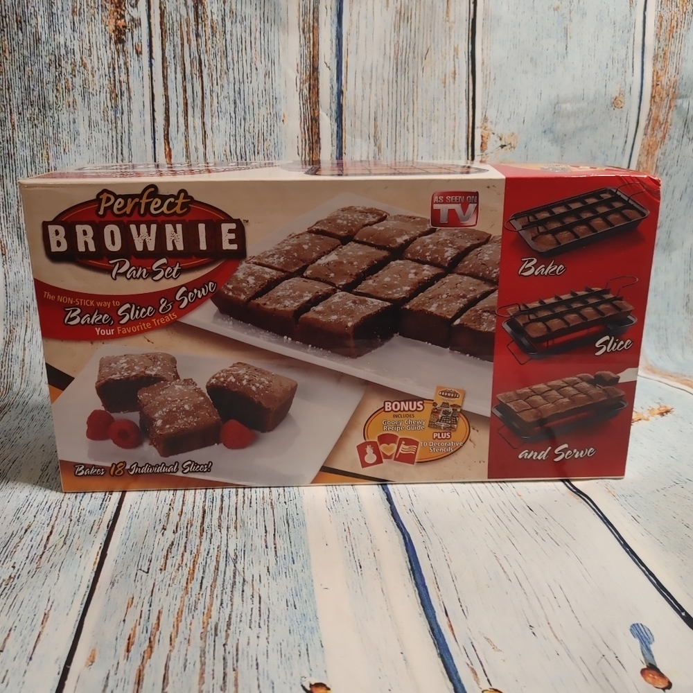 NOB Perfect Brownie Pan Set As Seen On TV